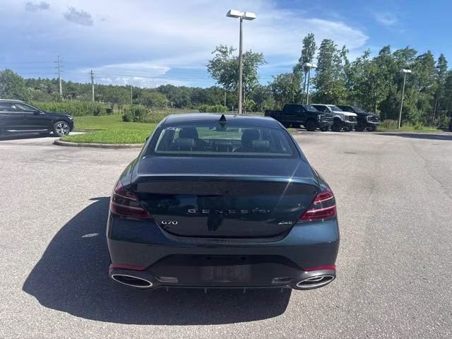 2025 Tasman Blue Genesis G70 2.5T AWD Sedan