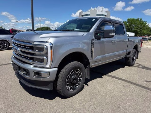 2023 Iconic Silver Metallic Ford Super Duty F-350 SRW Platinum 4X4 Truck