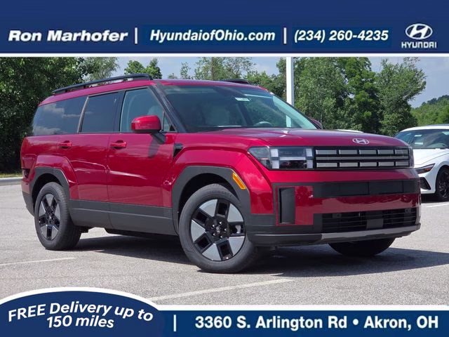 2026 Ultimate Red Hyundai Santa Fe Hybrid SEL AWD SUV
