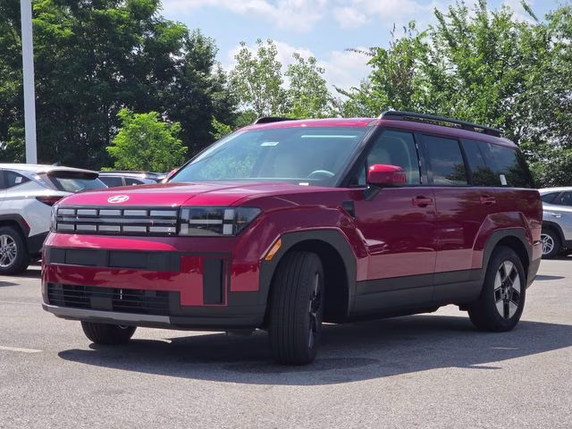 2026 Ultimate Red Hyundai Santa Fe Hybrid SEL AWD SUV