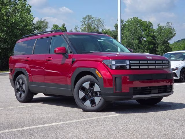 2026 Ultimate Red Hyundai Santa Fe Hybrid SEL AWD SUV