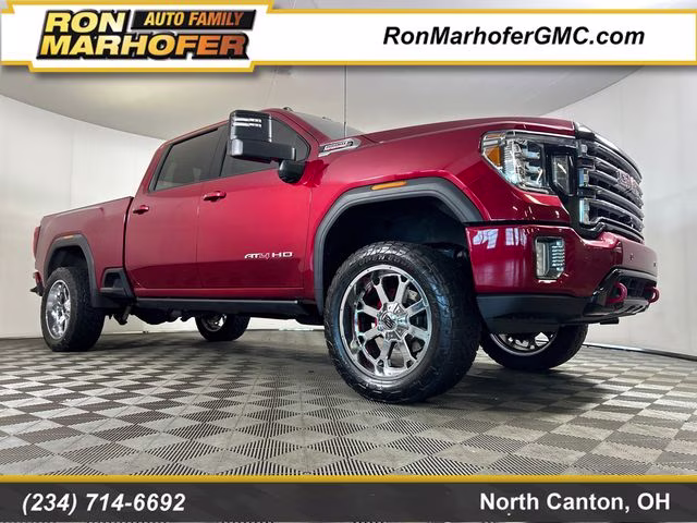 2021 Cayenne Red Tintcoat GMC Sierra 3500HD AT4 4X4 Truck