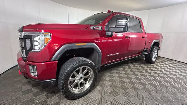 2021 Cayenne Red Tintcoat GMC Sierra 3500HD AT4 4X4 Truck