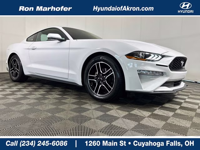 2021 Oxford White Ford Mustang EcoBoost Premium RWD Coupe