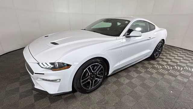 2021 Oxford White Ford Mustang EcoBoost Premium RWD Coupe
