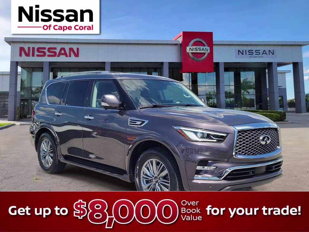 2023 Anthracite Gray INFINITI QX80 LUXE 4X4 SUV