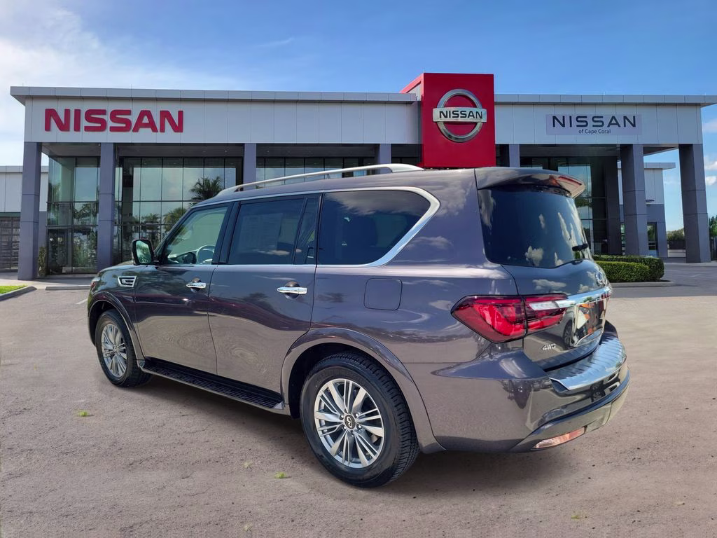 2023 Anthracite Gray INFINITI QX80 LUXE 4X4 SUV