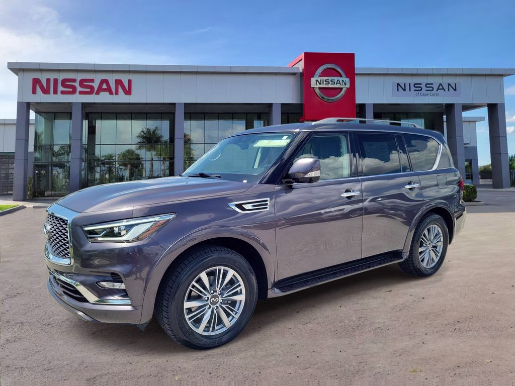 2023 Anthracite Gray INFINITI QX80 LUXE 4X4 SUV