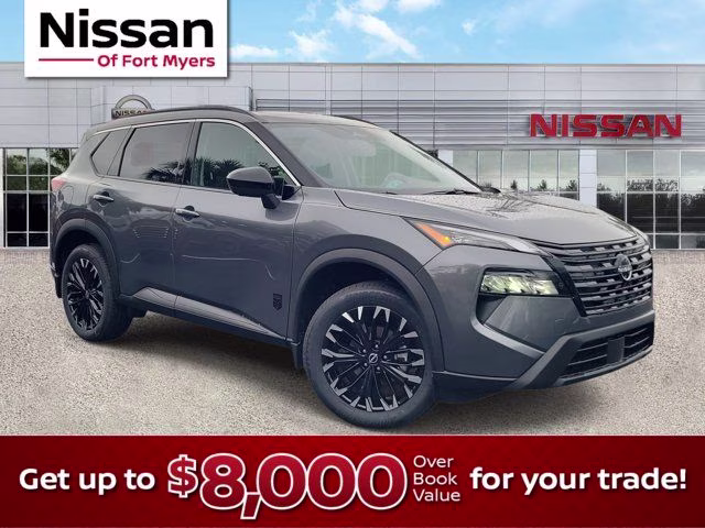 2026 Gun Metallic Nissan Rogue Dark Armor FWD SUV