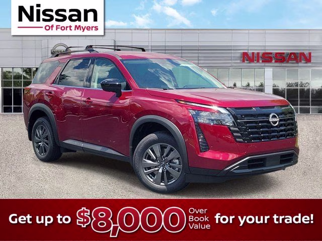 2026 Scarlet Ember Tintcoat Nissan Pathfinder SV FWD SUV