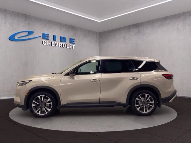 2025 Warm Titanium INFINITI QX60 LUXE AWD SUV