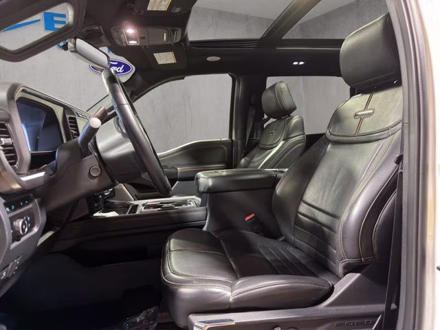 2023 Star White Metallic Tri-Coat Ford Super Duty F-350 SRW Platinum 4X4 Truck