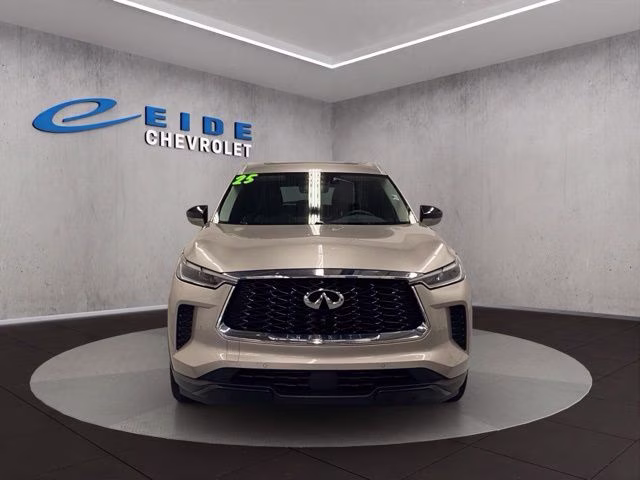 2025 Warm Titanium INFINITI QX60 LUXE AWD SUV