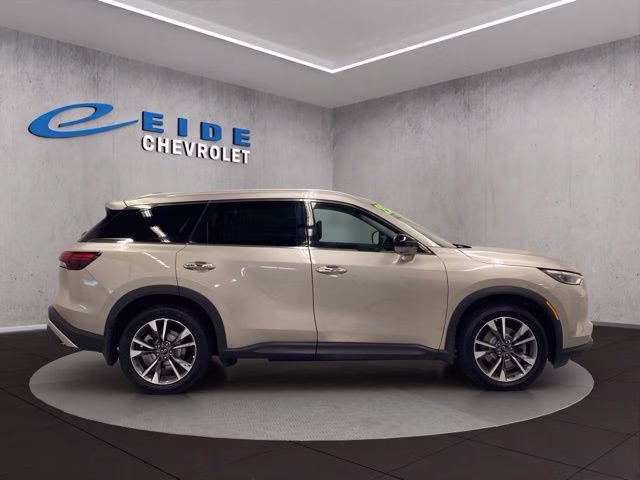 2025 Warm Titanium INFINITI QX60 LUXE AWD SUV