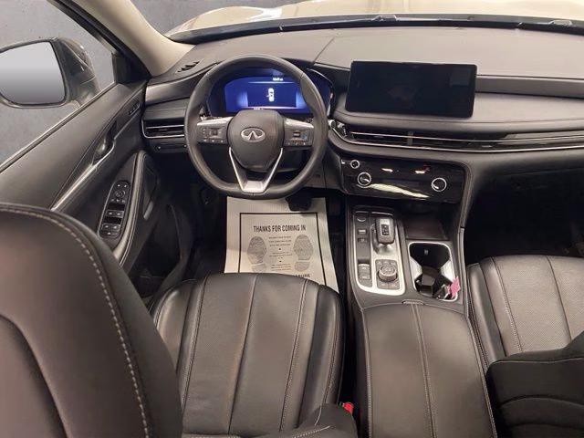2025 Warm Titanium INFINITI QX60 LUXE AWD SUV