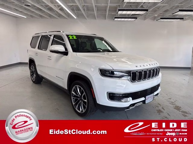 2022 Bright White Clearcoat Jeep Wagoneer Series III 4X4 SUV