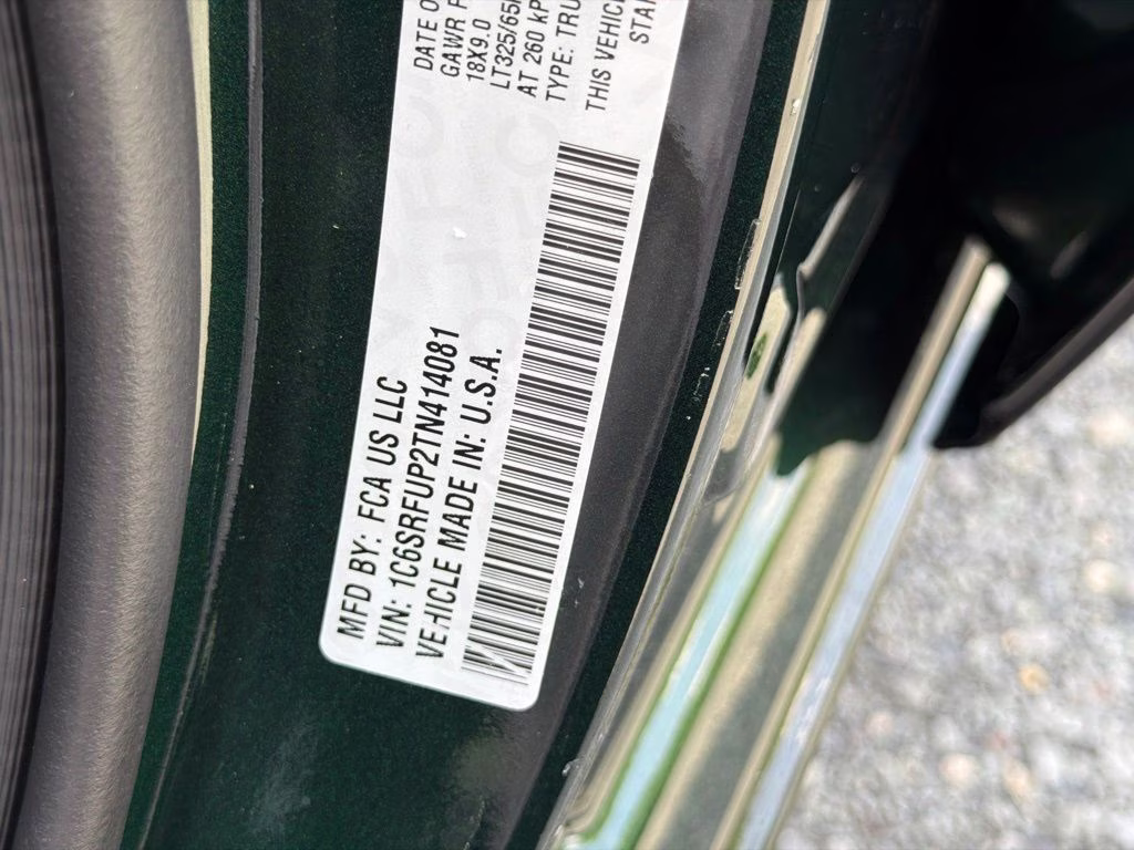 2026 Serrano Green Metallic Ram 1500 RHO 4X4 Truck