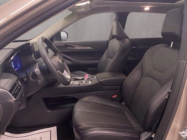 2025 Warm Titanium INFINITI QX60 LUXE AWD SUV