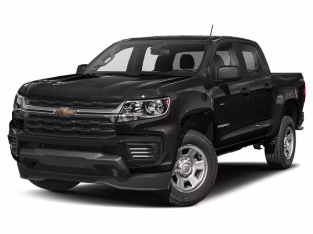 2022 Black Chevrolet Colorado Work Truck 4X4 Truck