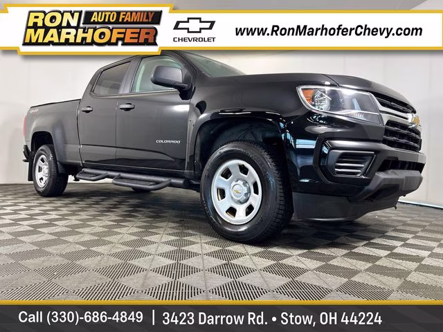 2022 Black Chevrolet Colorado Work Truck 4X4 Truck