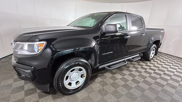 2022 Black Chevrolet Colorado Work Truck 4X4 Truck