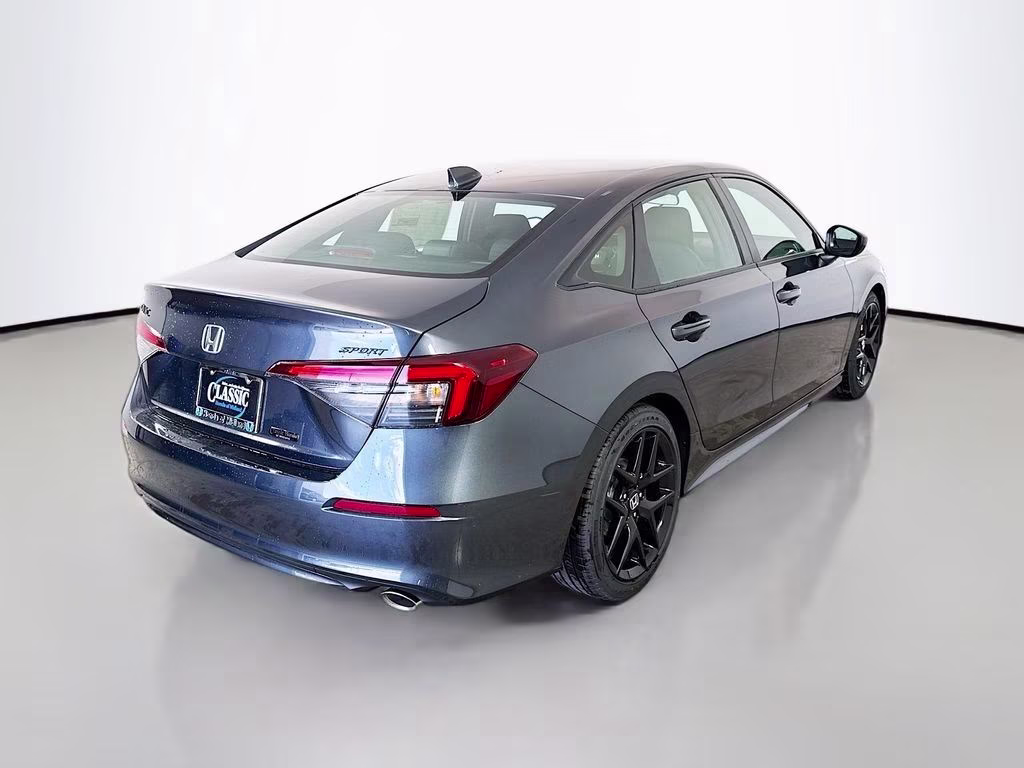 2026 Meteorite Gray Metallic Honda Civic Sport FWD Sedan