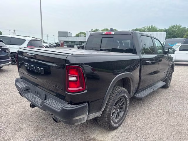 2025 Diamond Black Crystal Pearlcoat Ram 1500 Rebel 4X4 Truck