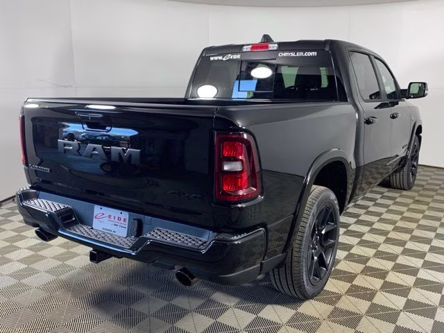2026 Diamond Black Crystal Pearlcoat Ram 1500 Laramie Night Edition 4X4 Truck