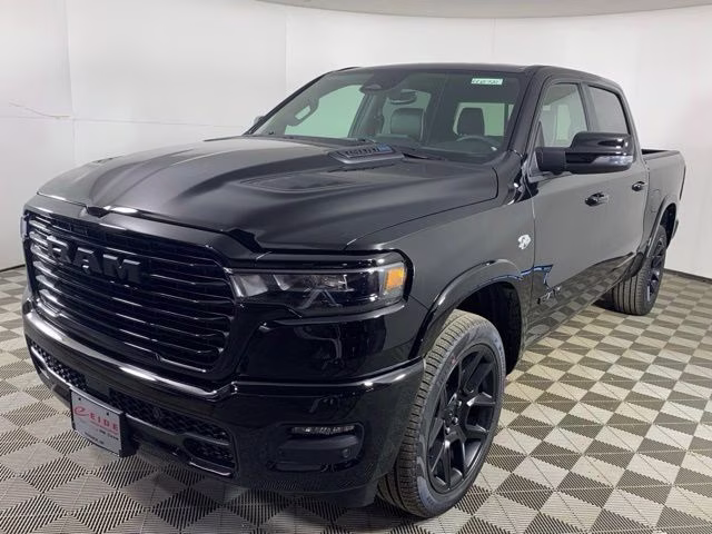 2026 Diamond Black Crystal Pearlcoat Ram 1500 Laramie Night Edition 4X4 Truck
