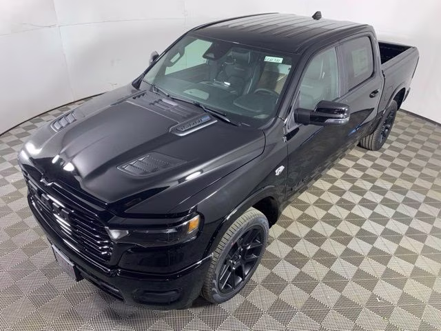 2026 Diamond Black Crystal Pearlcoat Ram 1500 Laramie Night Edition 4X4 Truck