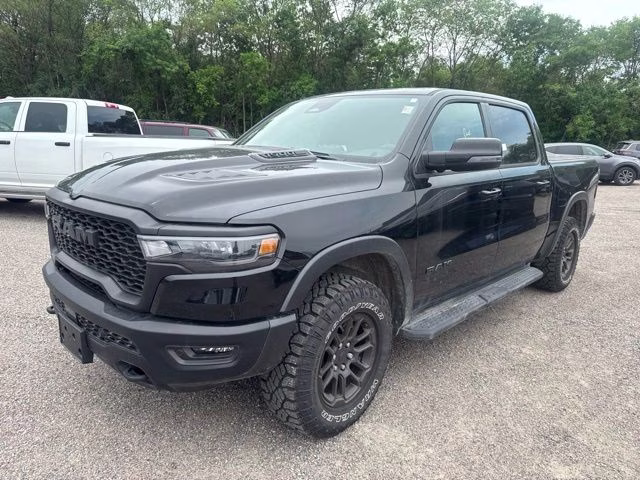 2025 Diamond Black Crystal Pearlcoat Ram 1500 Rebel 4X4 Truck