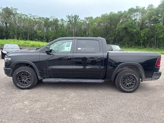 2025 Diamond Black Crystal Pearlcoat Ram 1500 Rebel 4X4 Truck