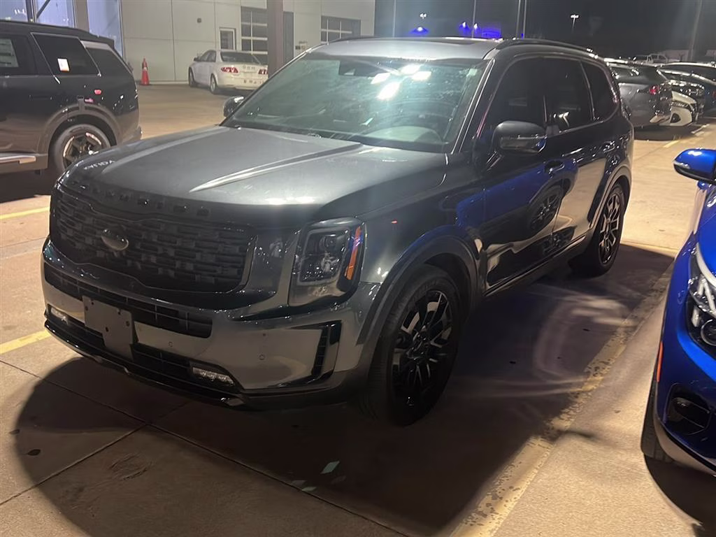 2021 Gravity Grey Kia Telluride SX AWD SUV