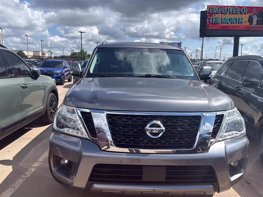 2019 Gun Metallic Nissan Armada SV 4X4 SUV