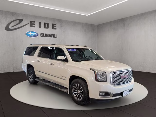 2015 White Diamond Clearcoat GMC Yukon XL Denali 4X4 SUV