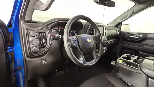 2024 Blue Chevrolet Silverado 1500 Custom 4X4 Truck