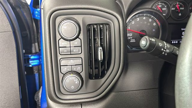 2024 Blue Chevrolet Silverado 1500 Custom 4X4 Truck