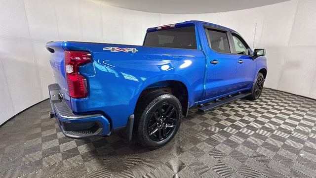 2024 Blue Chevrolet Silverado 1500 Custom 4X4 Truck