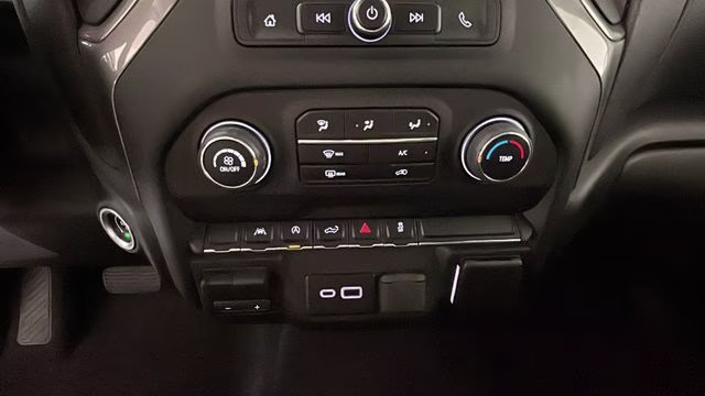 2024 Blue Chevrolet Silverado 1500 Custom 4X4 Truck