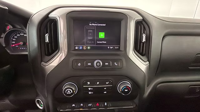 2024 Blue Chevrolet Silverado 1500 Custom 4X4 Truck
