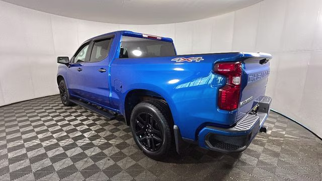 2024 Blue Chevrolet Silverado 1500 Custom 4X4 Truck