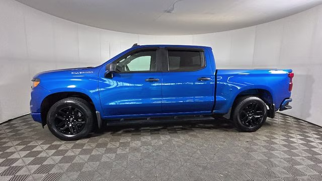 2024 Blue Chevrolet Silverado 1500 Custom 4X4 Truck