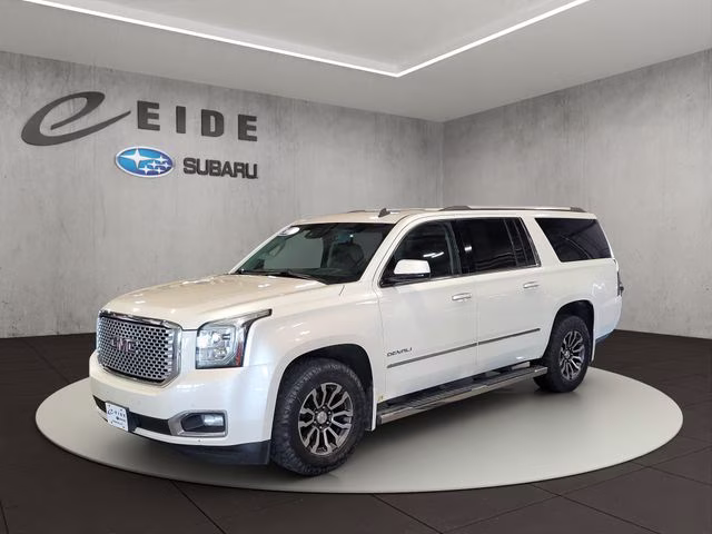 2015 White Diamond Clearcoat GMC Yukon XL Denali 4X4 SUV