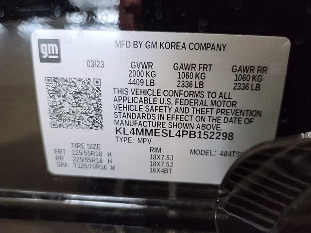 2023 Ebony Twilight Metallic Buick Encore GX Select AWD SUV