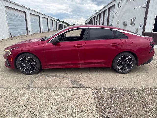 2025 Red Kia K5 GT-Line AWD Sedan