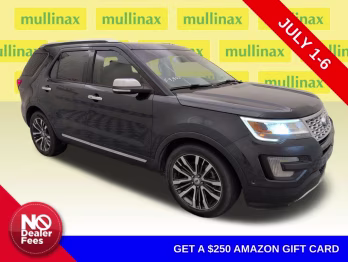 2017 Smoked Quartz Metallic Tinted Clearcoat Ford Explorer Platinum 4X4 SUV