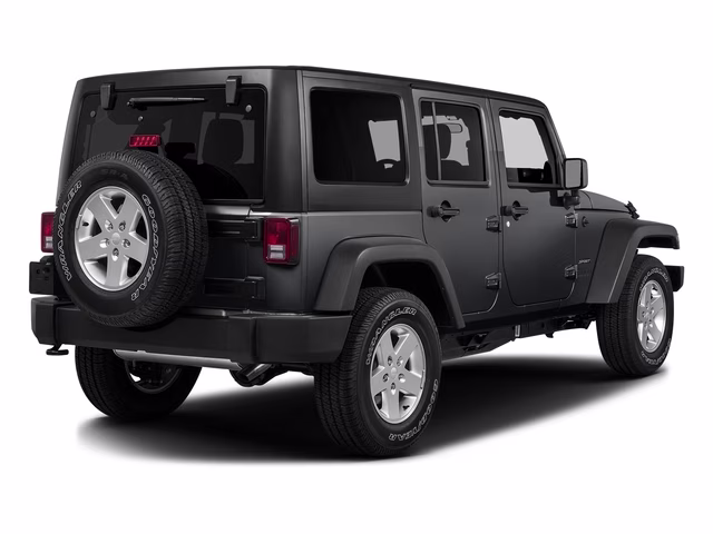 2016 Granite Crystal Metallic Clearcoat Jeep Wrangler Unlimited Sport 4X4 SUV