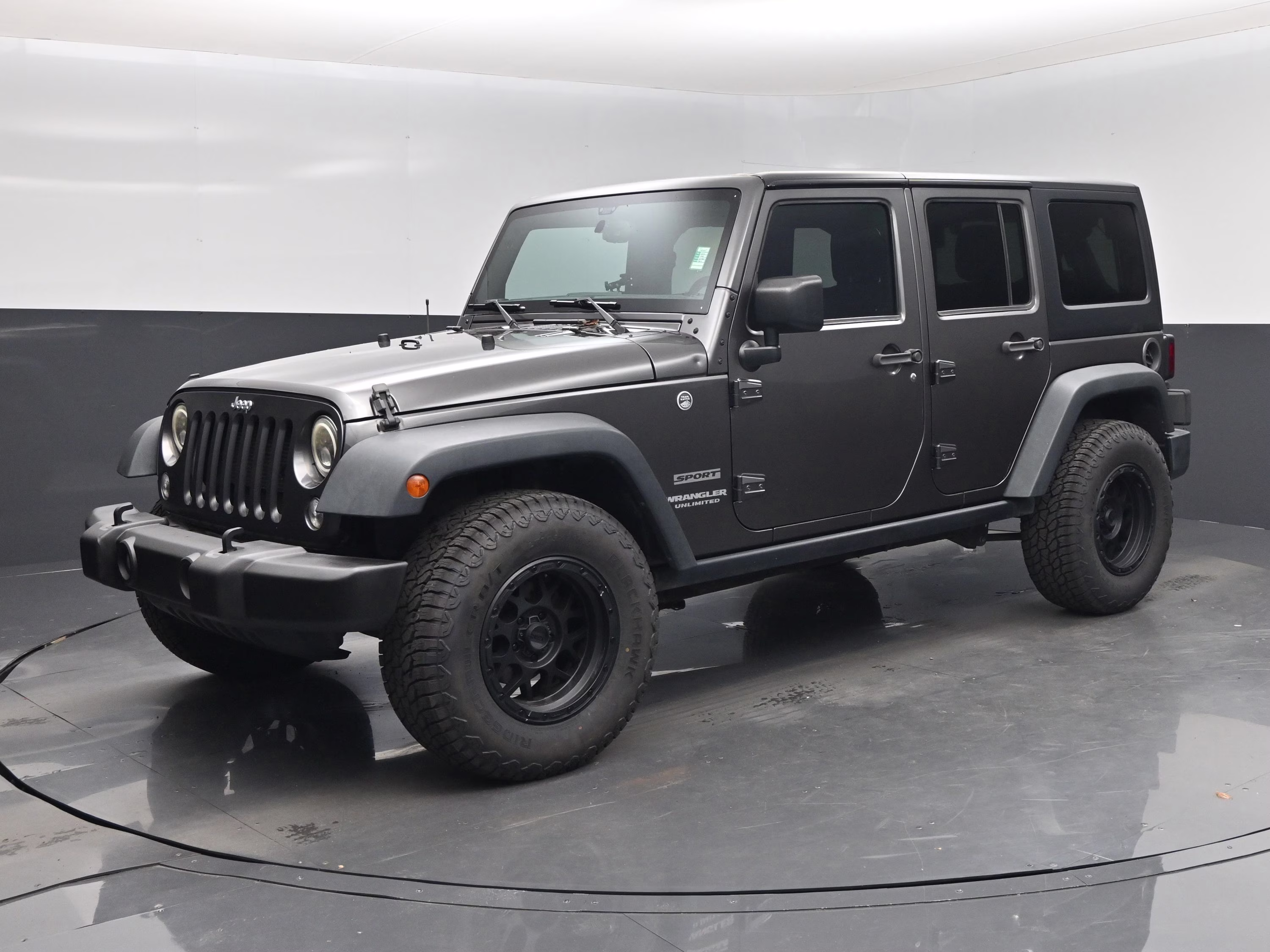 2016 Granite Crystal Metallic Clearcoat Jeep Wrangler Unlimited Sport 4X4 SUV