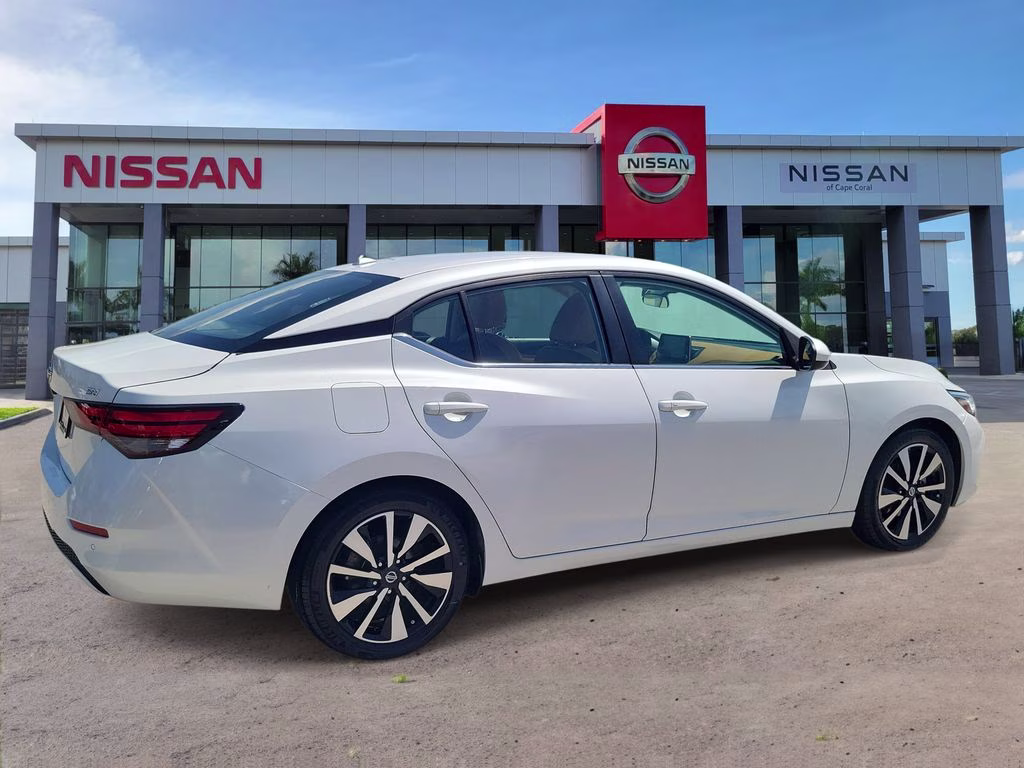 2023 Aspen White Tricoat Nissan Sentra SV FWD Sedan