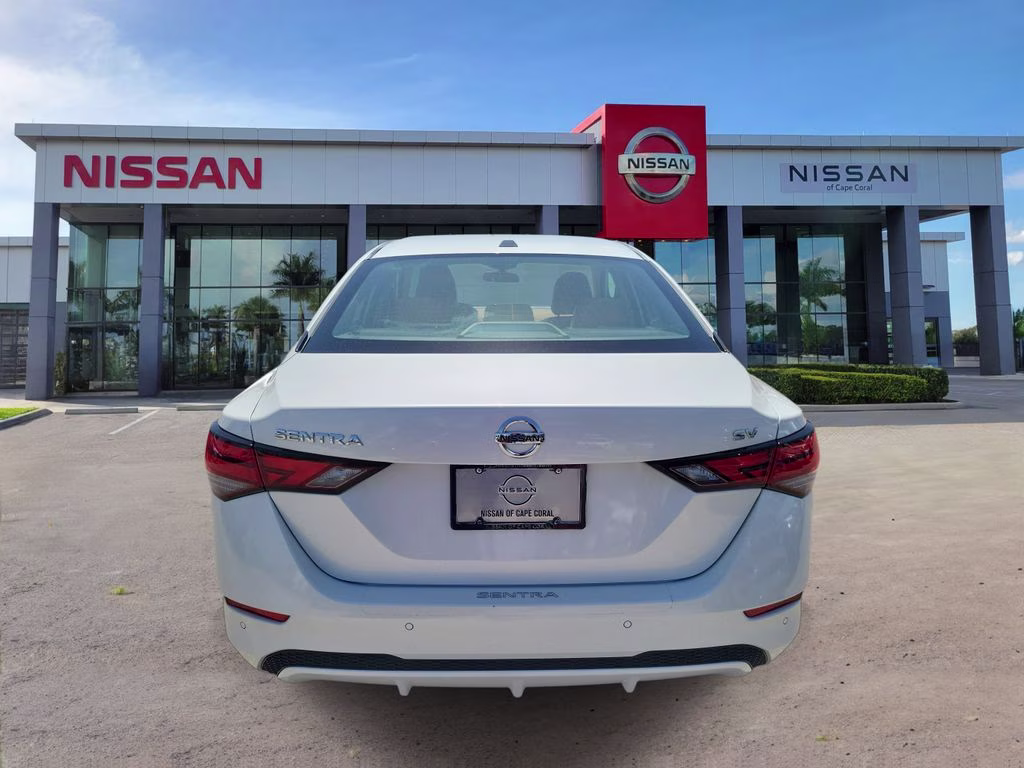 2023 Aspen White Tricoat Nissan Sentra SV FWD Sedan